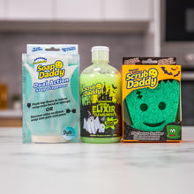 Načítať obrázok do zobrazovača galérie, Halloweenské produkty Scrub Daddy s prostriedkom na umývanie riadu Elixír čistoty