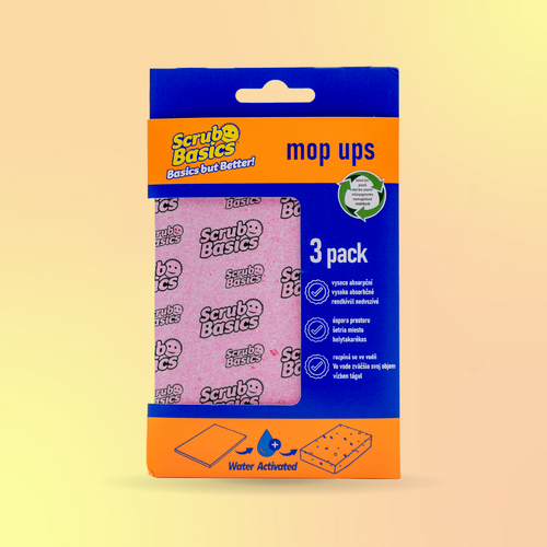Scrub Basics absorpčné čistiace podložky