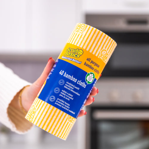 Scrub Basics univerzálne bambusové čistiace utierky